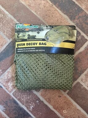 Flambeau Olive Green Mesh Decoy Bag - Durable Hunting Duffel Accessory